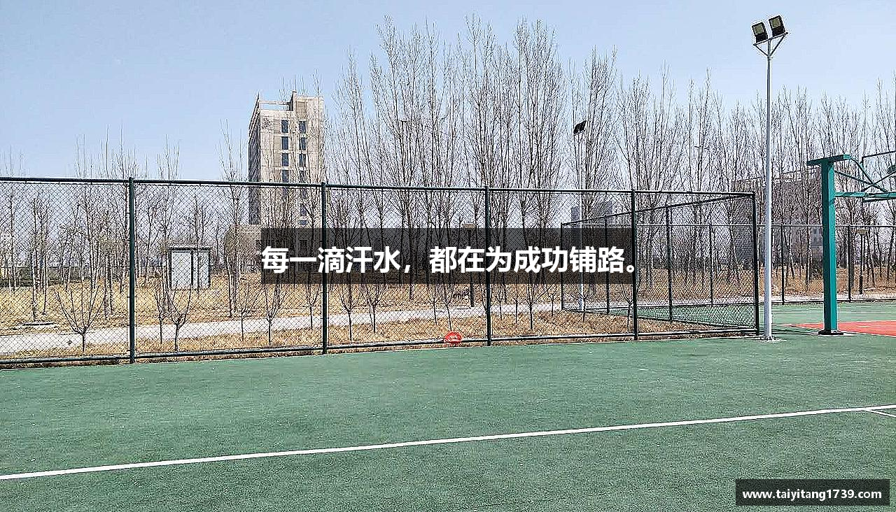每一滴汗水，都在为成功铺路。
